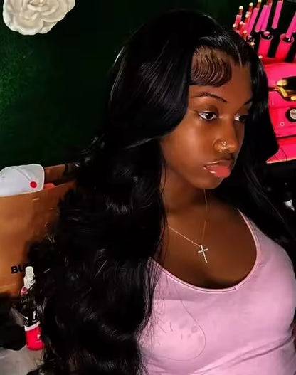 30 40 Inch Body Wave 13x6 Hd Transparent Lace Frontal Wig Human Hair 13x4 PrePlucked Lace Wigs For Women 360 Lace Front Hair Wig